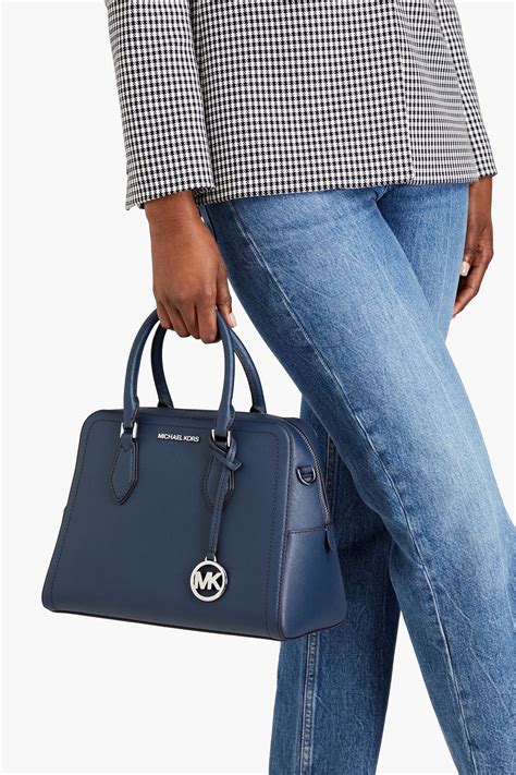 michael michael kors ayden textured-leather tote|michael kors signature tote.